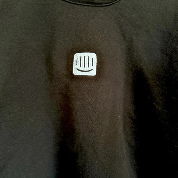 Everybody World Black Trash Crewneck Size Med made In The USA - Picture 3 of 7